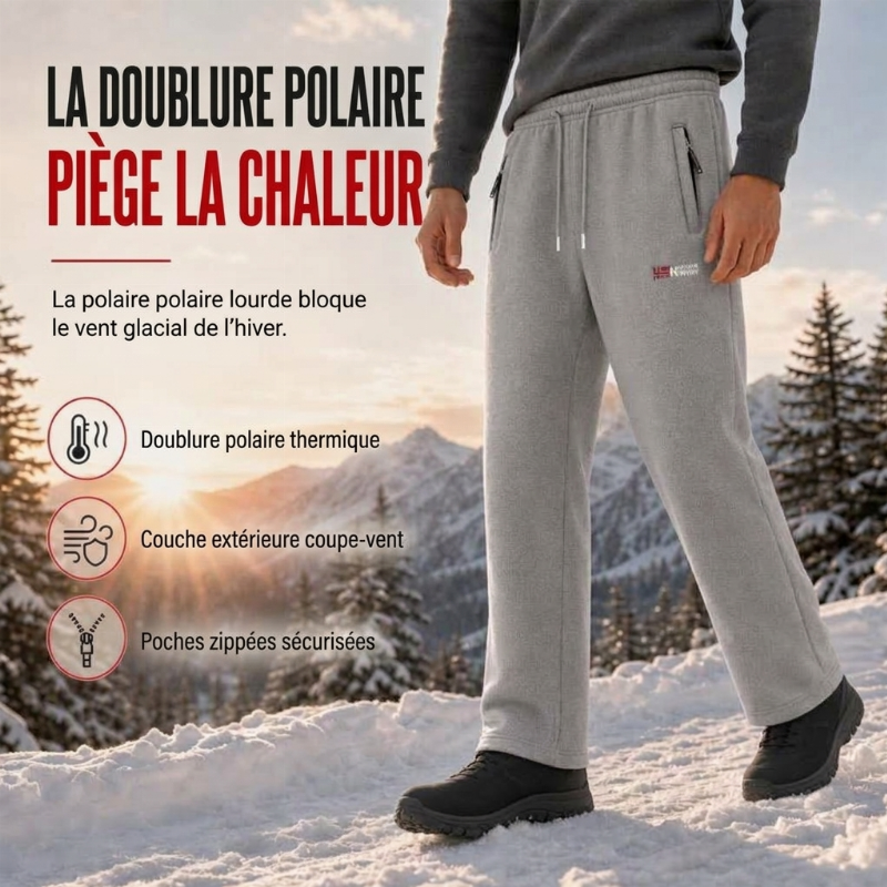 ❄️ Chaud et doux | Pantalon unisexe en polaire épaisse