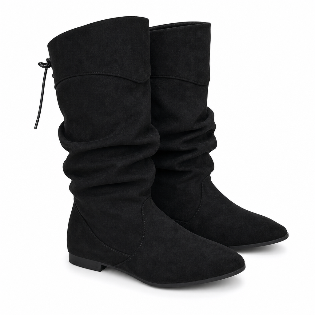 👢 Des bottines classiques en daim, confortables et faciles à assortir