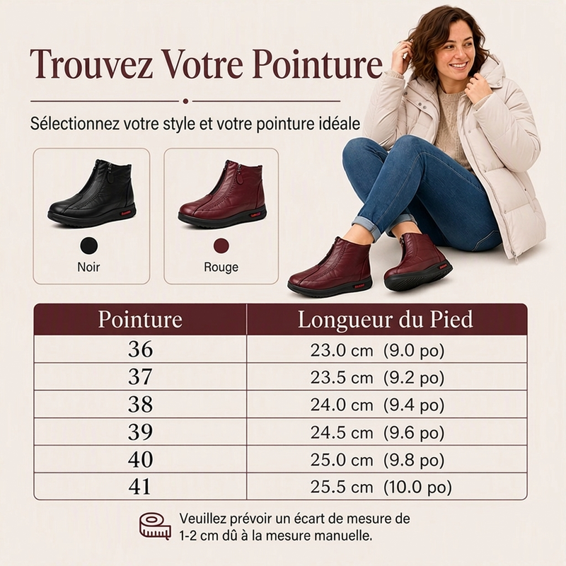 ❄️👢 Bottines d'hiver fourrées pour femme | Chaudes, confortables et antidérapantes ✨