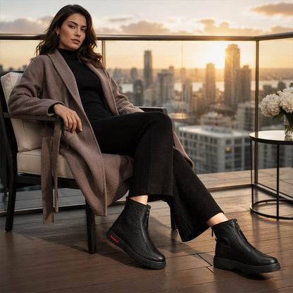 ❄️👢 Bottines d'hiver fourrées pour femme | Chaudes, confortables et antidérapantes ✨