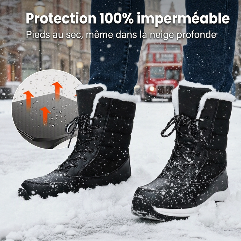 🥳💞 +26 000 vendues🔥👢Bottes de neige chaudes et imperméables pour femme