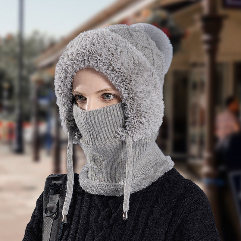Cagoule d’Hiver 3-en-1 pour Femme