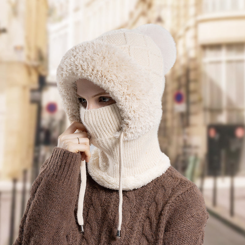 Cagoule d’Hiver 3-en-1 pour Femme