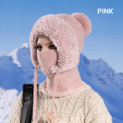 Cagoule d’Hiver 3-en-1 pour Femme