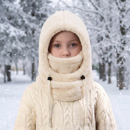 💖Soldes ! Prix cassés💖Cagoule de cyclisme thermique et coupe-vent pour enfants
