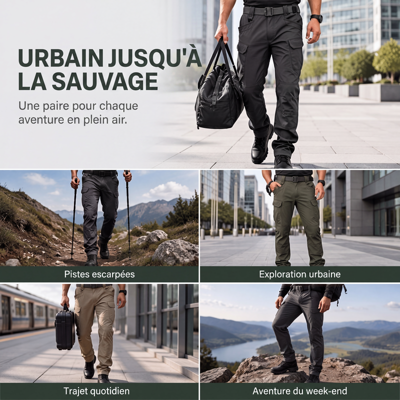 💖Soldes ! Prix cassés💖Pantalons cargo extensibles d'extérieur pour hommes