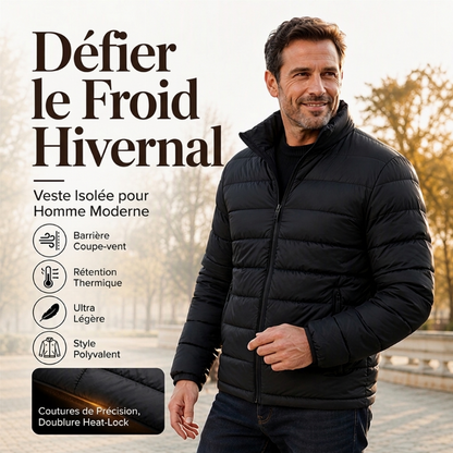 💖Soldes ! Prix cassés💖Veste thermique d'hiver coupe-vent pour homme