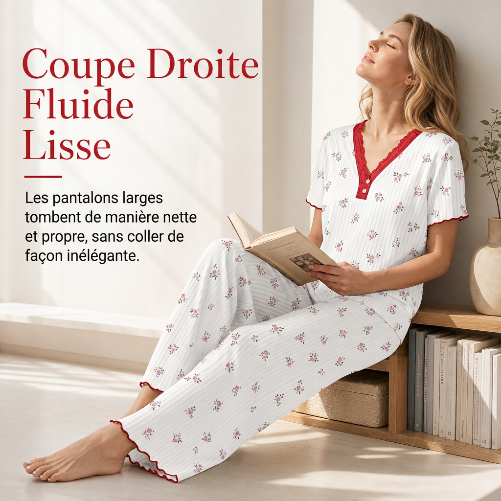 Ensemble de pyjama imprimé pour femme