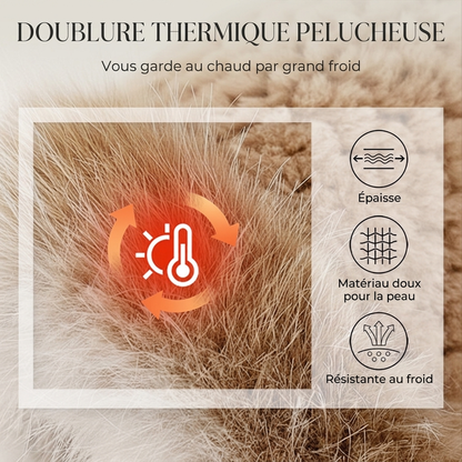 Écharpe-masque à capuche 3-en-1 d'hiver pour femme