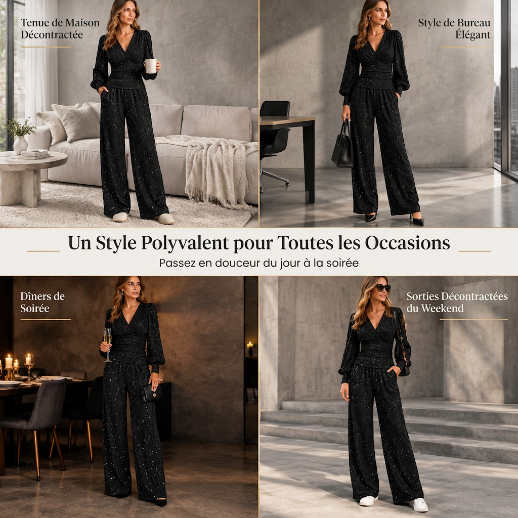 🍂Un ensemble deux pièces pour femme, pour l'automne-hiver