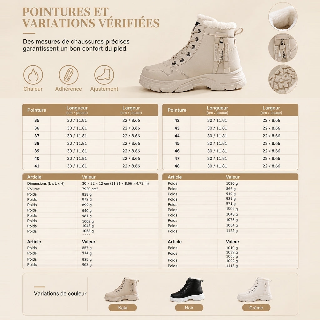 Bottes d'hiver pour femmes