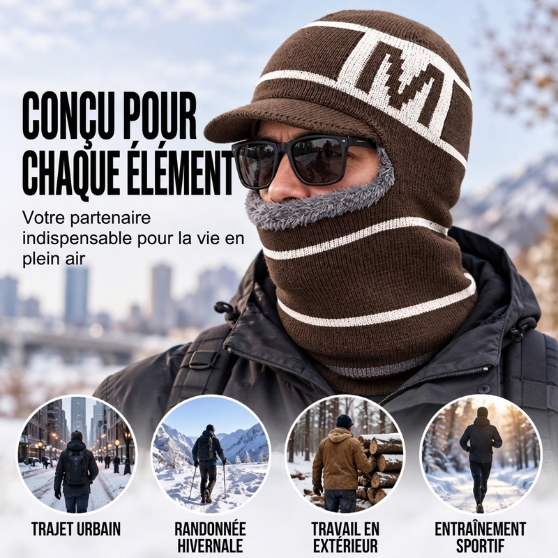✨ Bonnet tricoté homme, chaud pour l’hiver — va avec tout ❄️