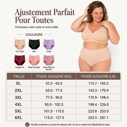 🩲Culottes Menstruelles Grande Taille pour Femmes