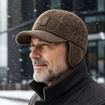 🧢Casquette de baseball chaude pour homme avec protège-oreilles