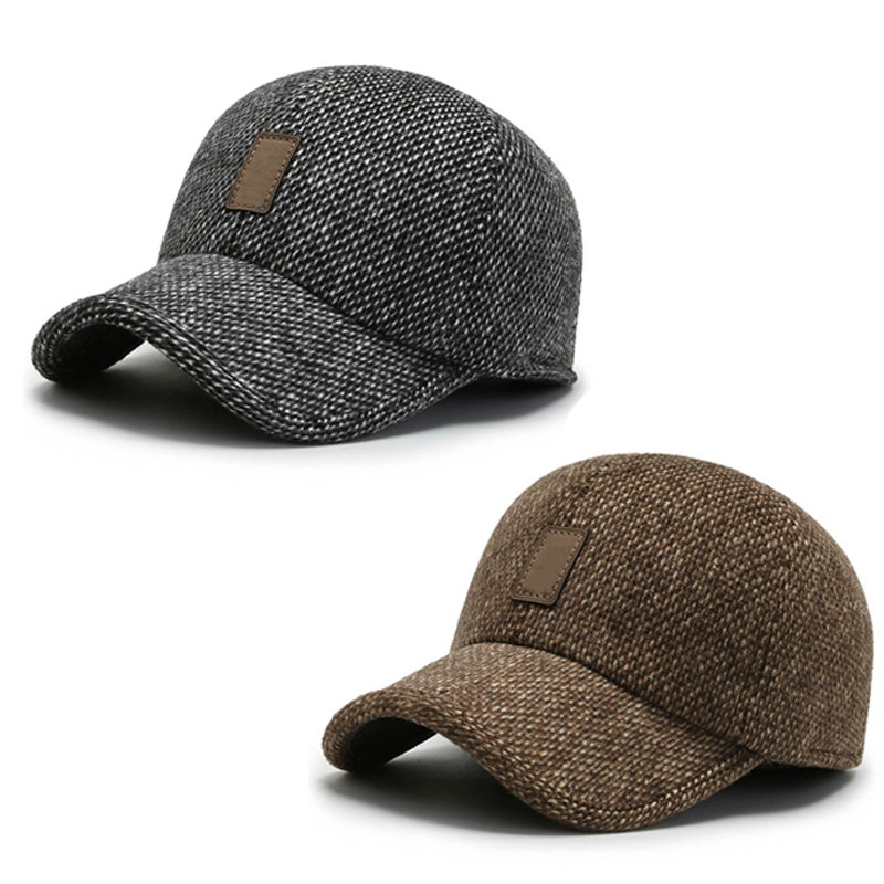 🧢Casquette de baseball chaude pour homme avec protège-oreilles