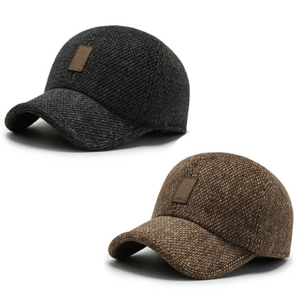 🧢Casquette de baseball chaude pour homme avec protège-oreilles