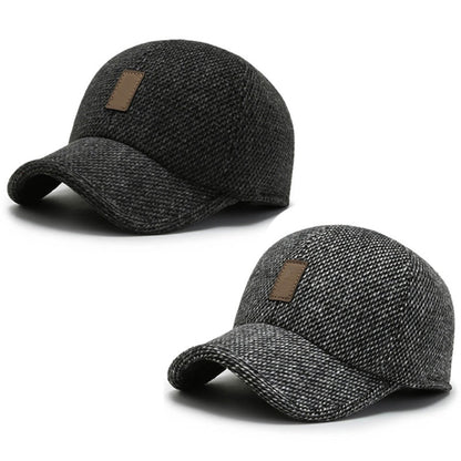 🧢Casquette de baseball chaude pour homme avec protège-oreilles