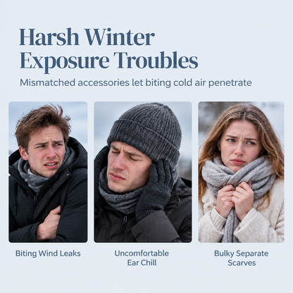 Bonnet d'hiver en tricot pour homme