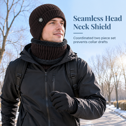 Bonnet d'hiver en tricot pour homme