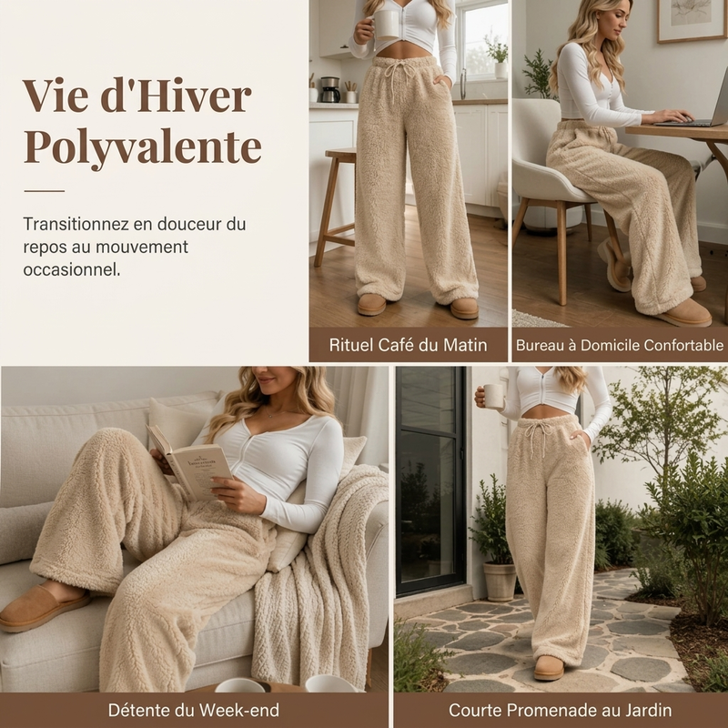 🧶 Pantalon décontracté chaud pour femme