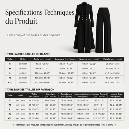 🌸Offre exceptionnelle : -50 % 🍂 Élégant ensemble deux pièces d'automne pour femme