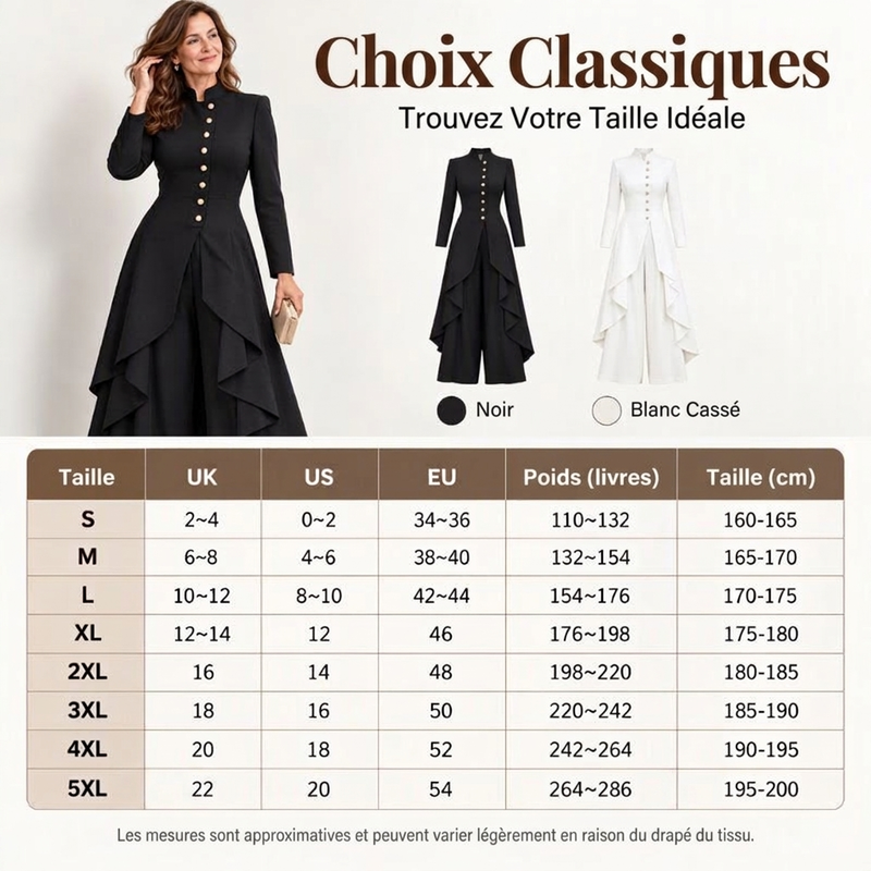 💖Offre exceptionnelle du Black Friday - 50% de réduction !💖💜Livraison gratuite🖤Ensemble manteau long élégant et pantalon large pour femmes