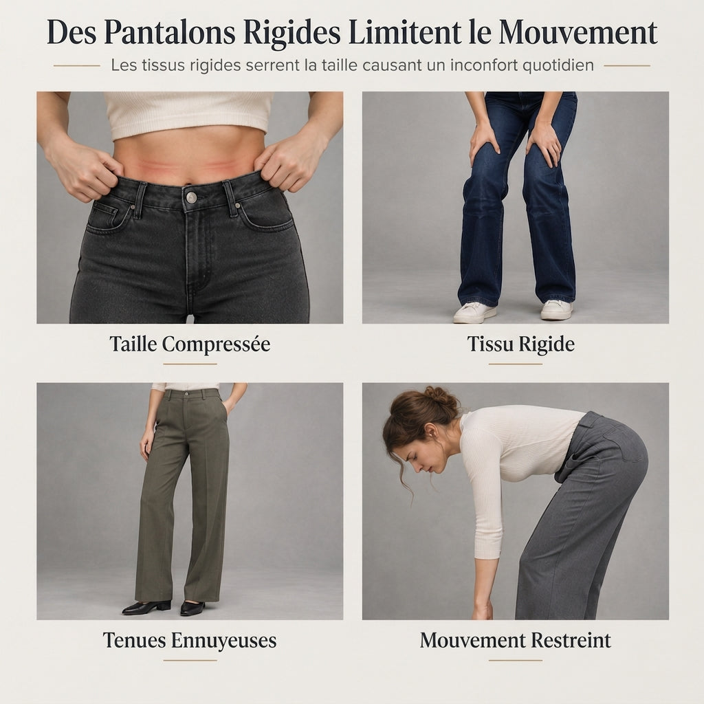 Jean bleu décontracté pour femme