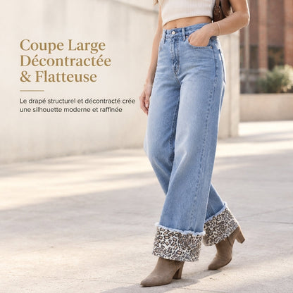 Jean bleu décontracté pour femme