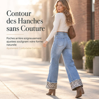Jean bleu décontracté pour femme