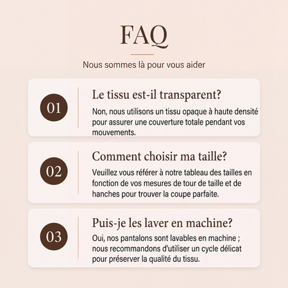 Pantalon de yoga taille haute à jambes larges pour femme