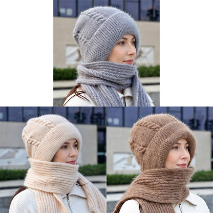💖 Doux et agréable au toucher | Écharpe d'hiver à capuche pour femme