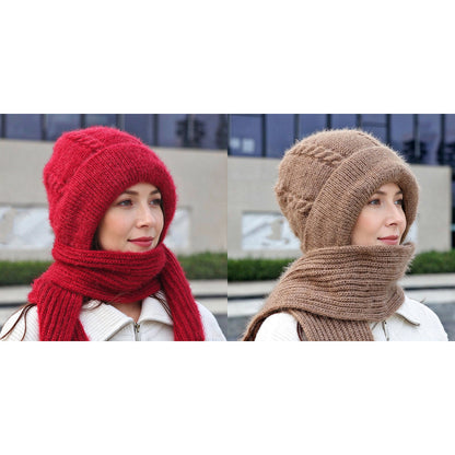 💖 Doux et agréable au toucher | Écharpe d'hiver à capuche pour femme