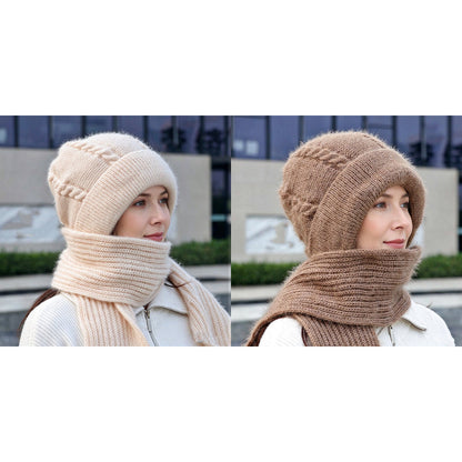 💖 Doux et agréable au toucher | Écharpe d'hiver à capuche pour femme