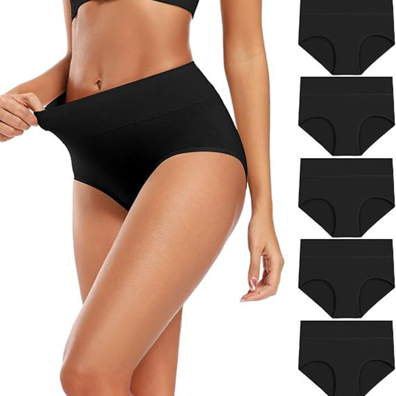 Culottes féminines taille haute, élastiques et respirantes