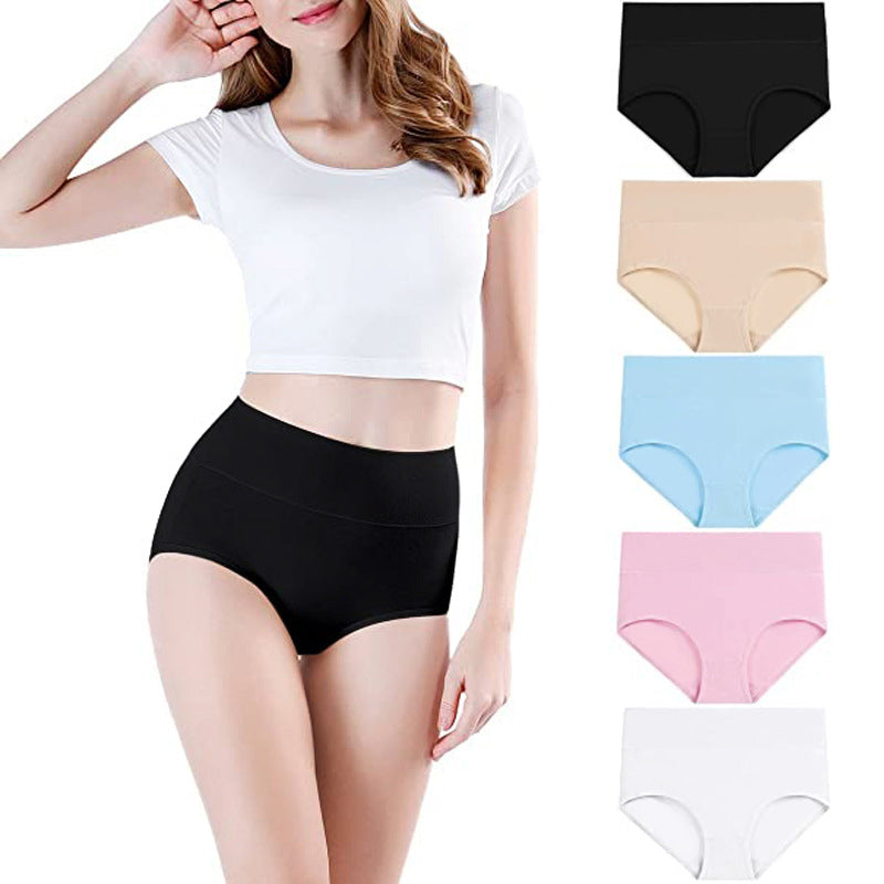 Culottes féminines taille haute, élastiques et respirantes