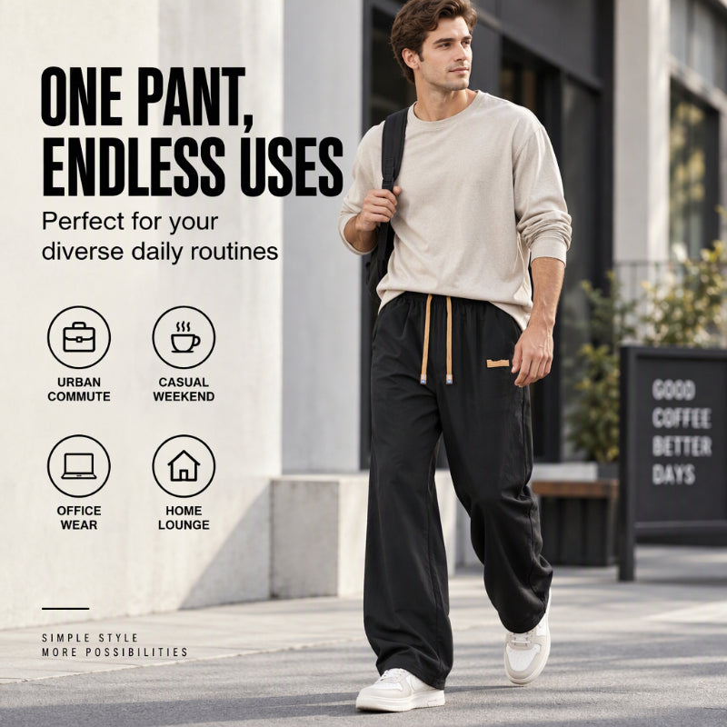 🔥Pantalon thermique d'hiver à coupe droite pour homme