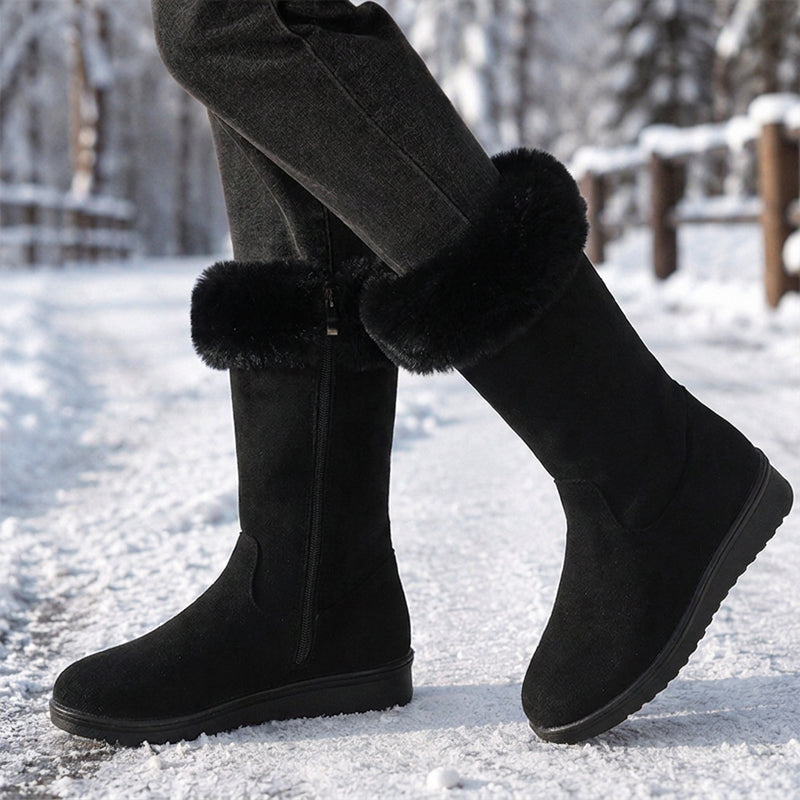 Bottes de neige confortables, chaudes et antidérapantes pour femmes