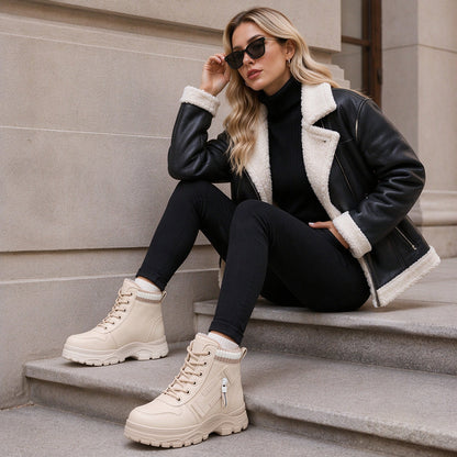 Bottes en fourrure pour femme