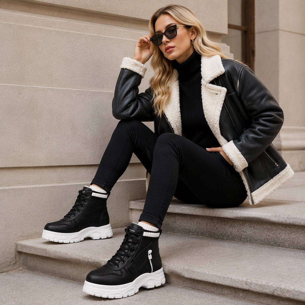 Bottes en fourrure pour femme