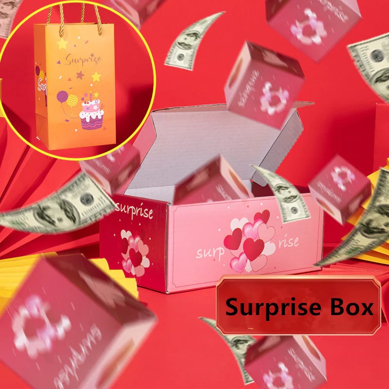 🎁🔥Dárková krabice Surprise box-Vytvoření nejpřekvapivějšího dárku