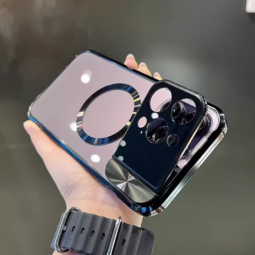 Kovová magnetická přezka Magnetic Invisible Bracket iPhone Case